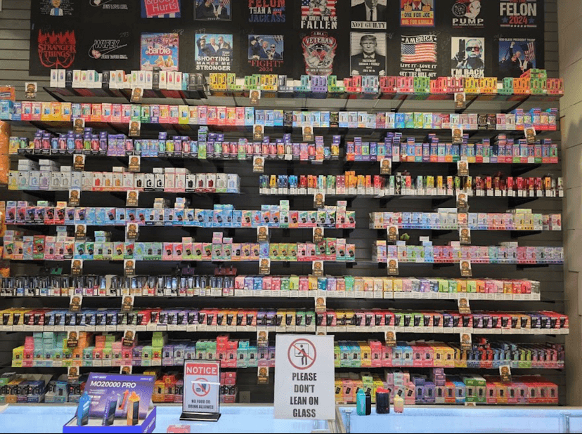 MAU Smoke Shop Interior View 3